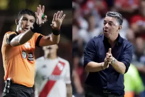 Gallardo recibi� la suspensi�n tras su cruce con Merlos: �de cu�nto es y qu� har� River?