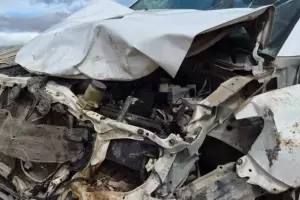 Choque en Bel�n: una camioneta impact� contra un equino en la ruta