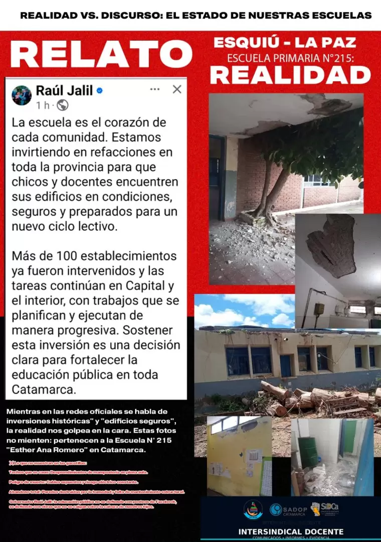 intersindical escuelas