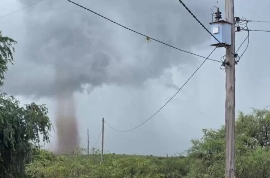 Alerta meteorol�gica en Aconquija: un tornado sorprendi� a los pobladores de Campo del Pucar�