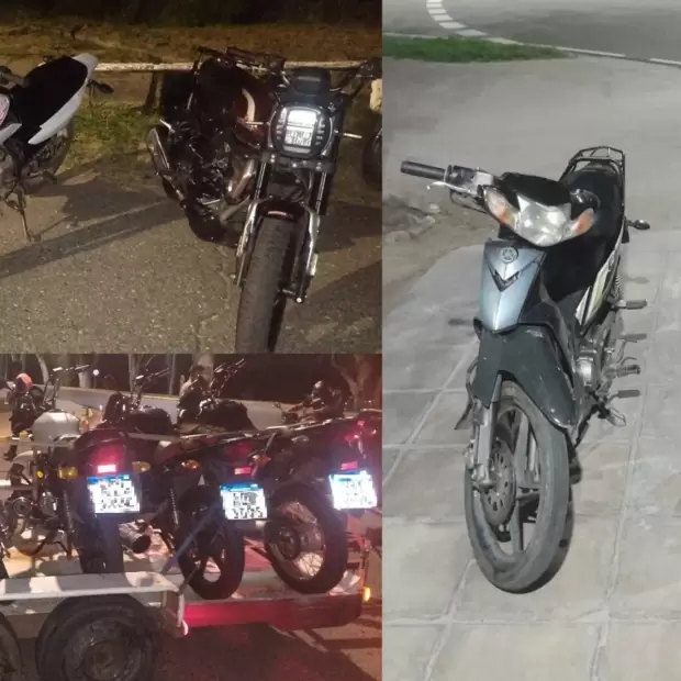 Valle Central y Bel�n: siete arrestados y once motocicletas secuestradas