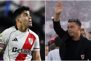 El fuerte mensaje de Acu�a tras los rumores de su pelea con Gallardo en River: "Aprend�..."