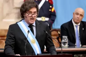 "Manga de chorros: por eso tienen a su l�der presa", el feroz ataque de Milei a la oposici�n