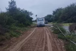 Rehabilitan el tr�nsito en la Ruta Provincial N�19 tras el paso de las crecidas