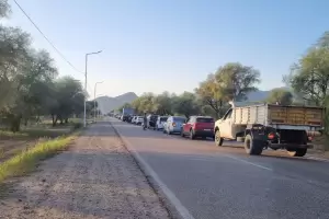 Tercer d�a de corte en la Ruta Nacional 60: docentes, trabajadores de Salud y municipales en la protesta
