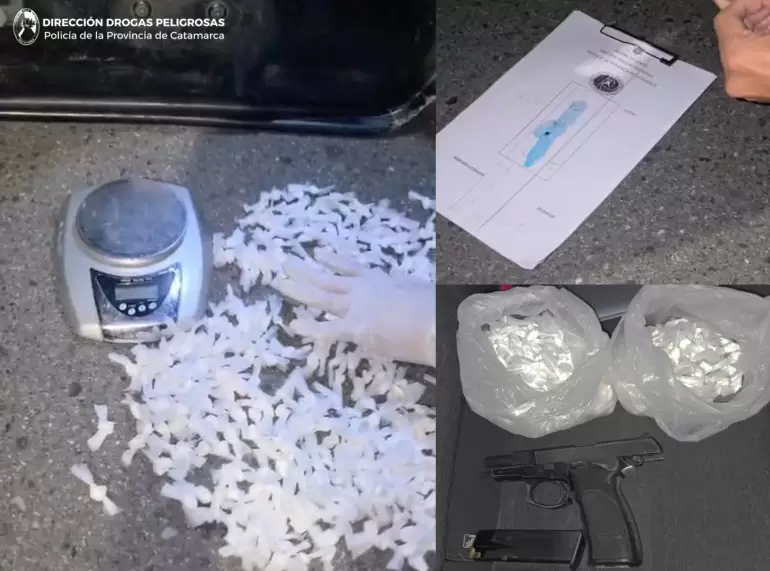 droga federal detenido coca�na