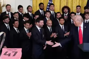 Trump recibi� a Messi en la Casa Blanca: "Soy un gran fan"