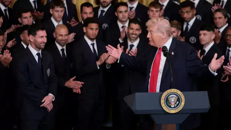 messi trump casa blanca