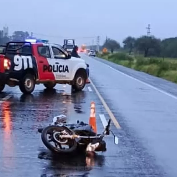 Triple colisi�n en Ruta Nacional 38: un motociclista result� herido