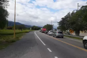 Persiste el corte de tr�nsito en la Ruta Nacional 38 a la altura de Chumbicha
