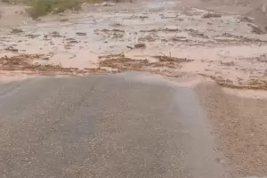 Catamarca: piden circular con precauci�n en Ruta 40 por material de arrastre y crecida de cauces en Bel�n