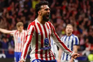 Nicol�s Gonz�lez brill� con un doblete en la victoria del Atl�tico de Madrid