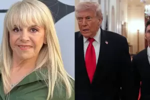 Claudia Villafa�e se meti� en la pol�mica por la foto de Messi con Donald Trump: �qu� dijo?