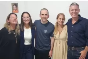 Emotivo: Nahuel Gallo se reuni� con familiares de Germ�n Giuliani