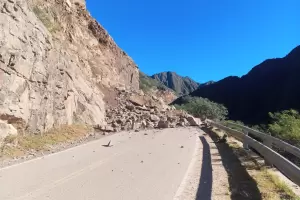 Corte total en la Ruta Nacional 40 por derrumbes en la Quebrada de Bel�n