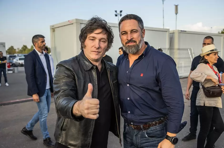 Milei lleg� a Madrid para participar en un foro econ�mico y reunirse con Santiago Abascal