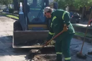 Fresado en Avda. Mariano Moreno: interrumpen el tr�nsito en un tramo clave de la Capital