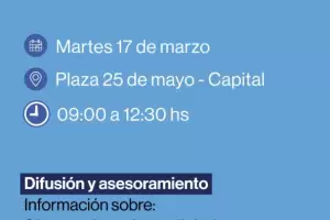 Semana del Consumidor: instalan un espacio de consultas en la plaza 25 de Mayo