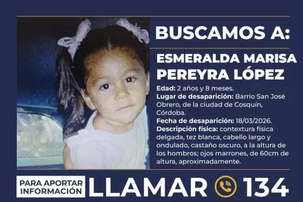 Alerta Sof�a: desesperada b�squeda de Esmeralda Pereyra y el pedido de su mam�