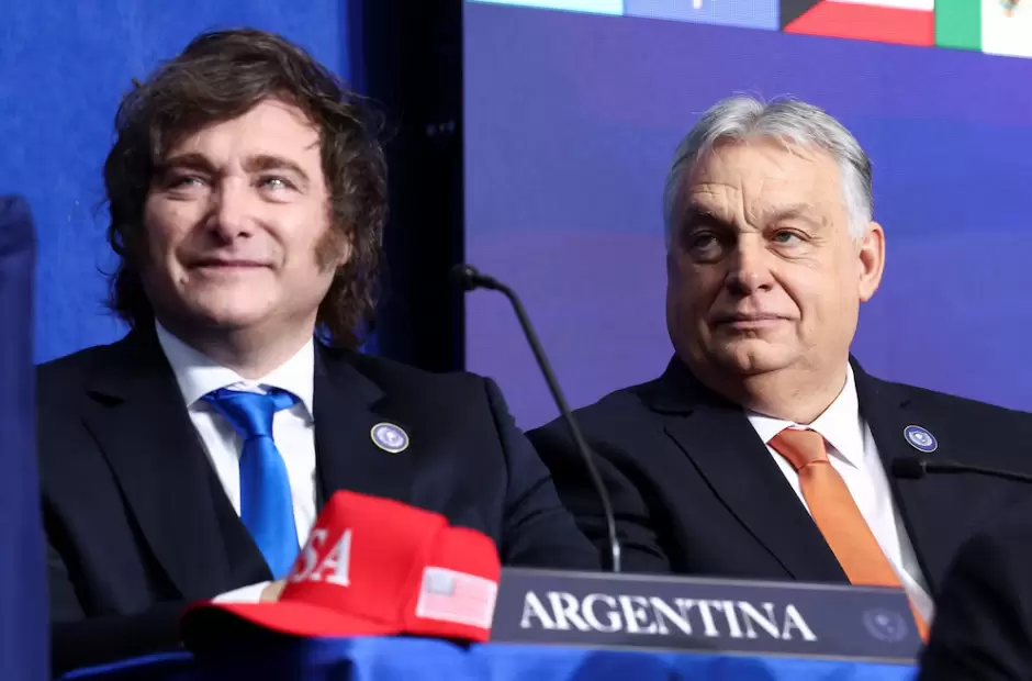 Javier Milei y Viktor Orb�n