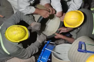 Finaliz� la segunda reparaci�n de la impulsi�n en el R�o del Valle