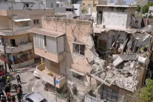 Al menos 15 heridos dej� un nuevo ataque de Ir�n sobre el centro de Israel