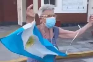 Muri� la "Abuela Lalala", el s�mbolo popular del festejo argentino en el Mundial 2022