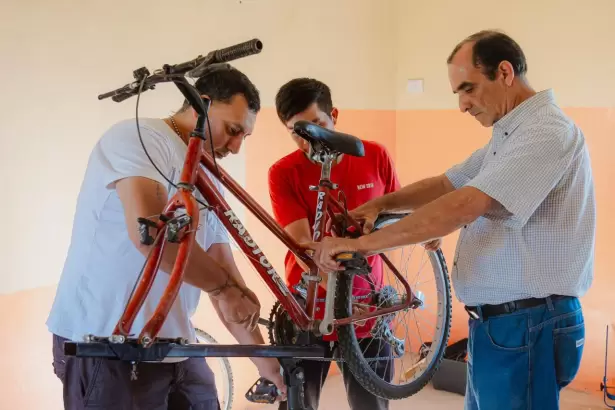 Internos del Servicio Penitenciario se capacitan en el "Banco solidario de bicicletas"