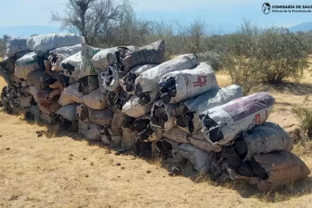 Secuestran cuatro toneladas de carb�n en un cami�n atascado en Catamarca