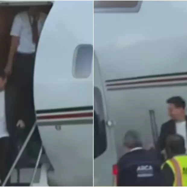 Messi lleg� al pa�s y se suma al plantel de la Selecci�n para los amistosos