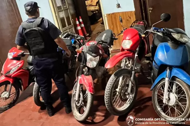 Controles vehiculares: secuestran 16 motos y arrestan a dos personas