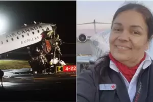 Milagro en Nueva York: la azafata que fue lanzada a 100 metros del avi�n y sobrevivi�