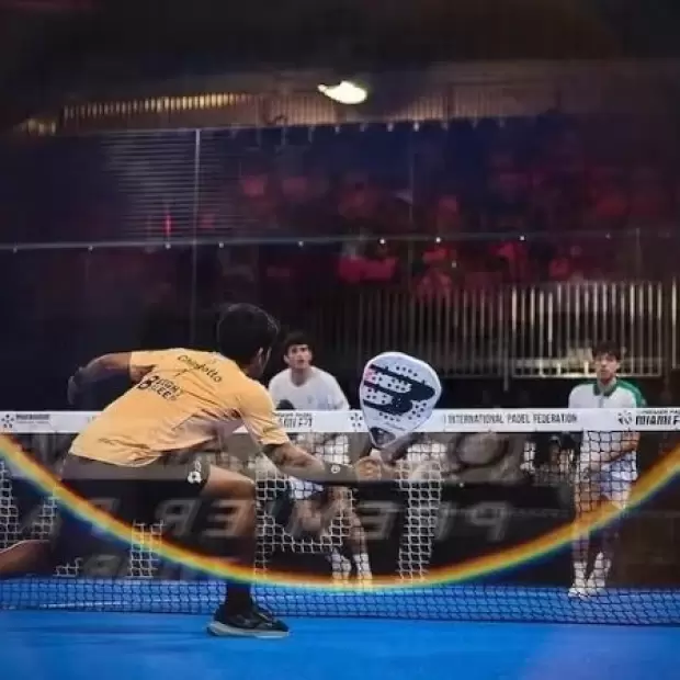 Tapia, subcampe�n del Premier Padel de Miami