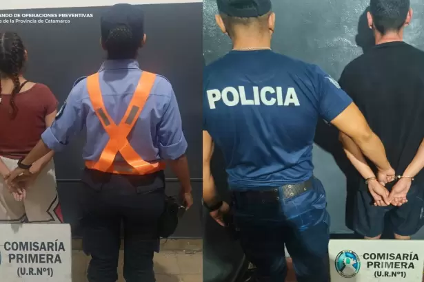 Catamarca: pareja detenida por un robo en comercio de pleno centro