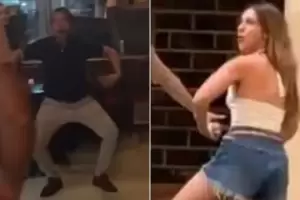 Pol�mica por un video del padre de Agostina P�ez imitando el gesto racista que deriv� en la causa en Brasil