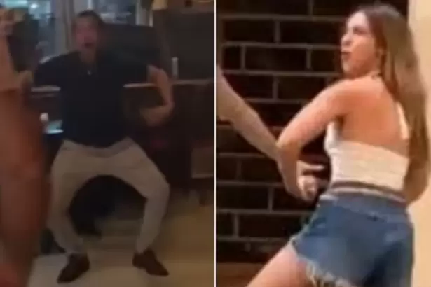 Pol�mica por un video del padre de Agostina P�ez imitando el gesto racista que deriv� en la causa en Brasil