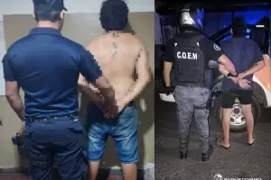 Detuvieron a dos arrebatadores tras robar un celular en la Capital