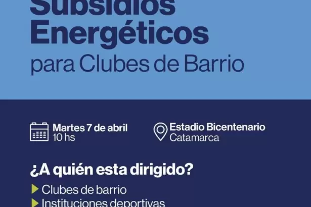 Subsidio energ�tico para clubes: reuni�n informativa en el Estadio Bicentenario