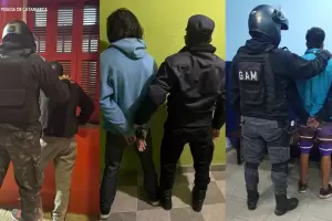 Operativos en el Valle Central: arrestaron a nueve personas y secuestraron motos