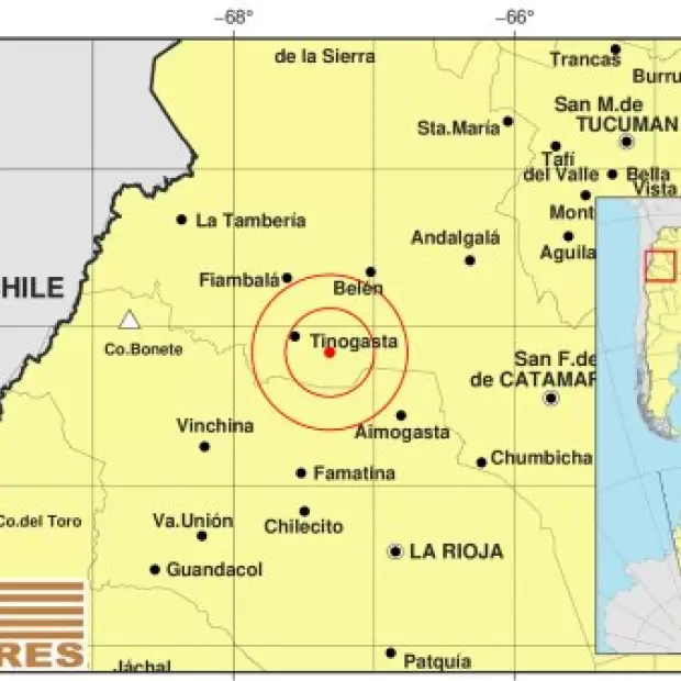 Sorpresa por sismo en el oeste de Catamarca: �d�nde fue el epicentro?