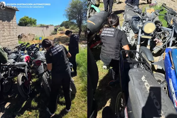 Detectan motocicletas con numeraci�n adulterada en Catamarca