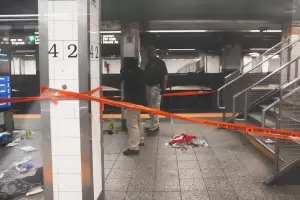 Terror en el metro de Nueva York: un hombre apu�al� a tres personas y fue abatido