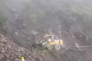 Cuesta del Clavillo: intensos trabajos para rehabilitar la Ruta 48 tras derrumbes