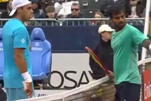 El gesto de fair play de Francisco Cer�ndolo que aplaude el mundo del tenis