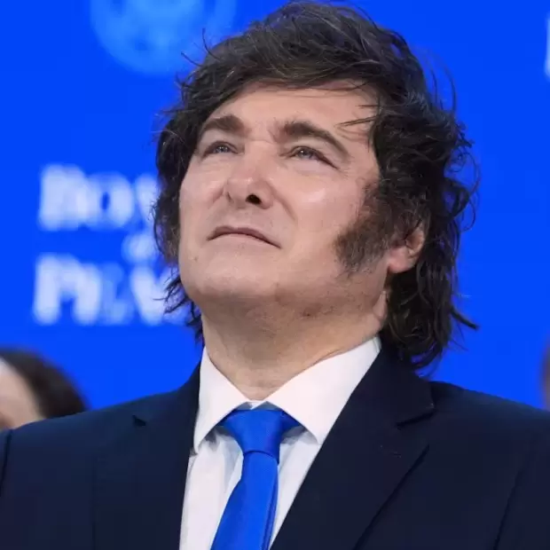 La reacci�n de Javier Milei ante la baja del d�lar