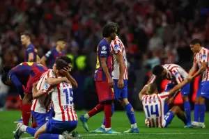 Atl�tico de Madrid elimin� al Barcelona y es semifinalista de la Champions League
