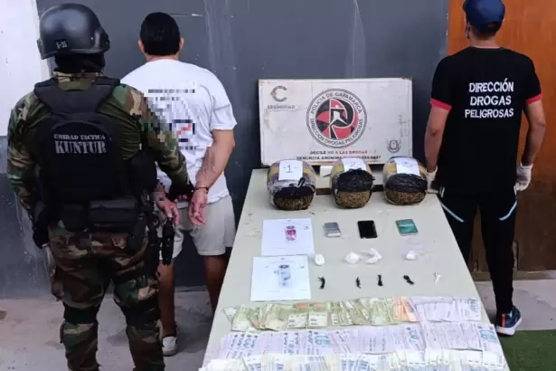 Golpe al narcotr�fico: incautan m�s de 6 kilos de droga y detienen a dos hombres