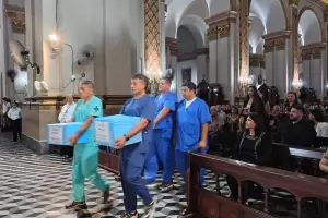 El �mbito de la Salud rindi� homenaje a la Virgen del Valle