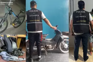 Catamarca: recuperan motopartes, una moto y arrestan a un sospechoso