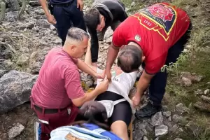 Rescataron a una senderista lesionada durante una caminata en Catamarca